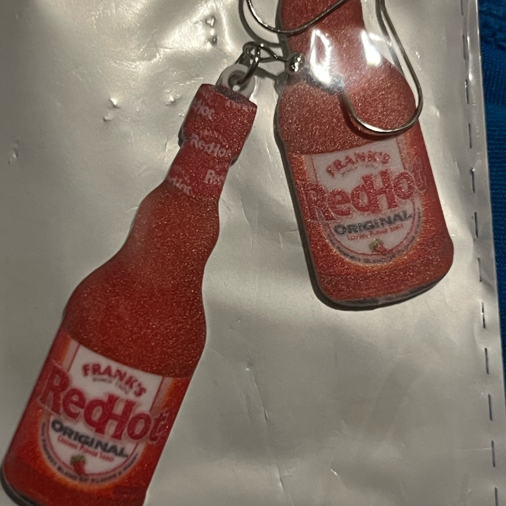 Frank's RedHot Bottle Earrings